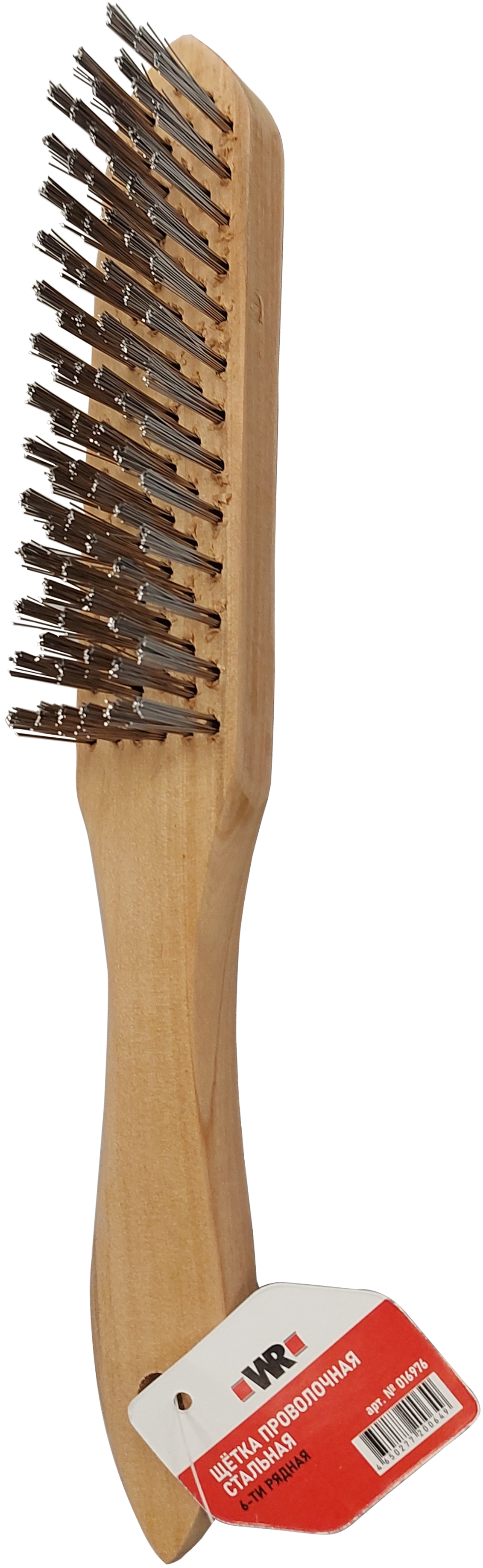 Щетка металлическая с деревянной рукояткой