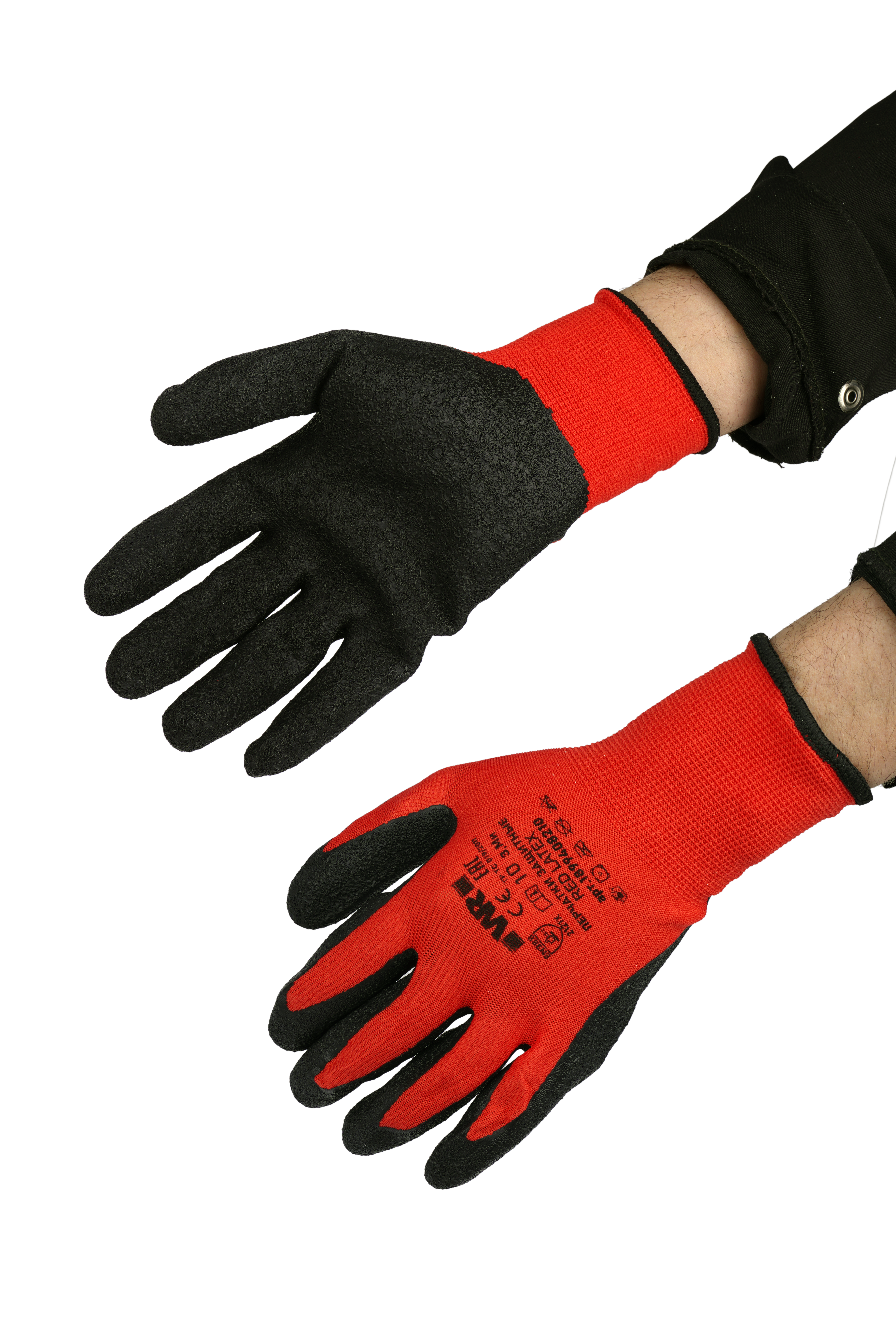 Профессиональные защитные перчатки Red Latex Grip WR