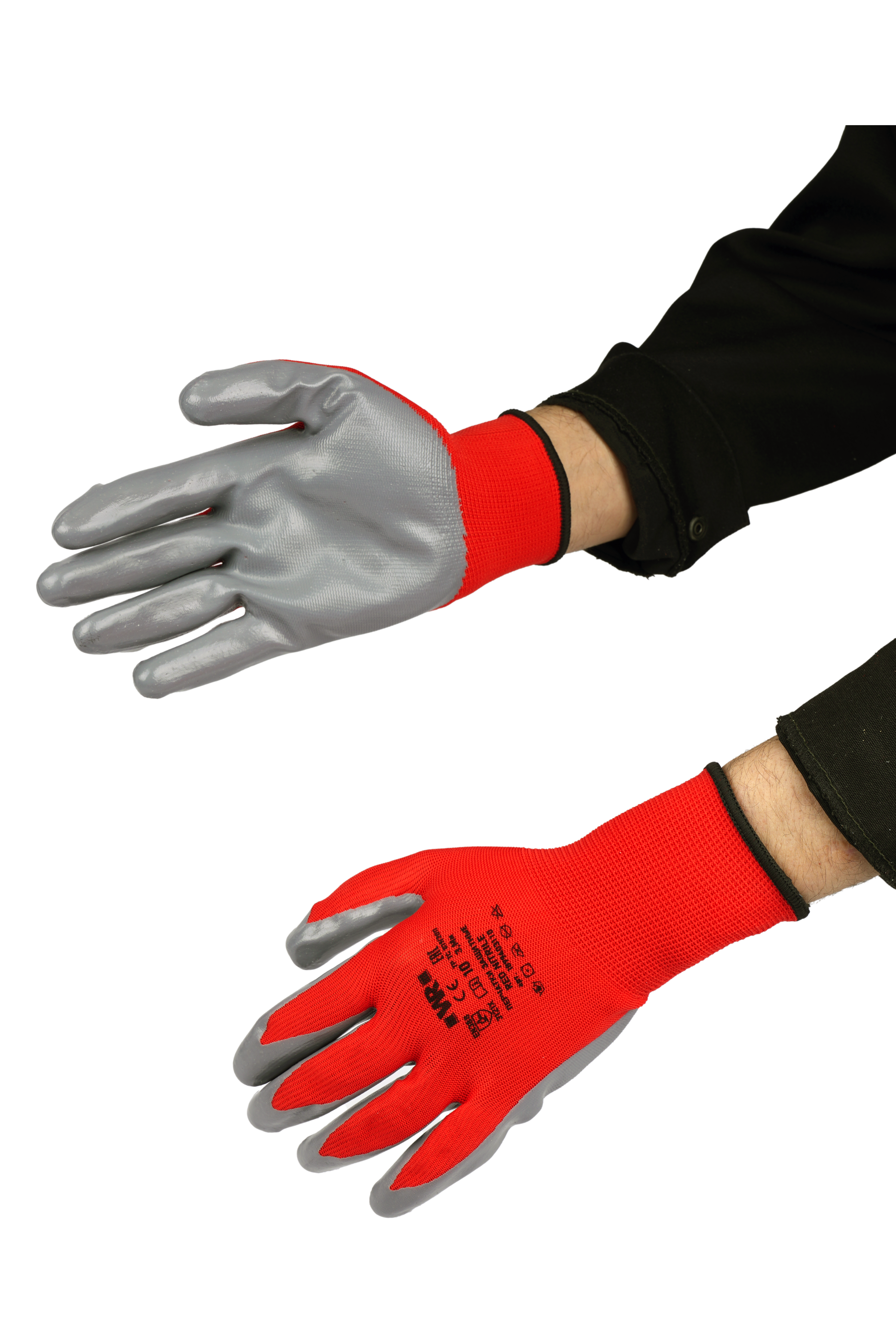 Профессиональные защитные перчатки Red Nitrile WR