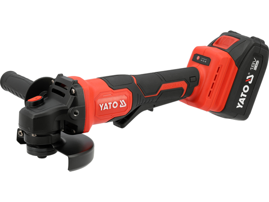 Аккумуляторная бесщёточная углошлифовальная машина 18В YATO
