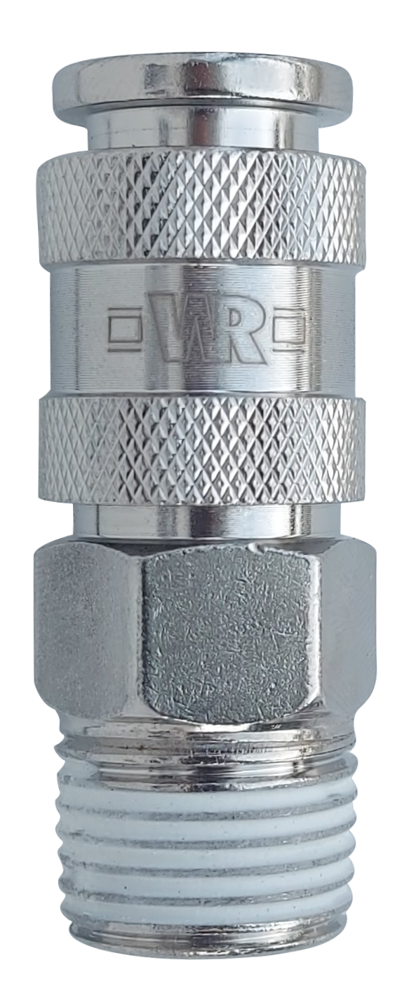 Стальной быстросъемный соединитель с наружной резьбой