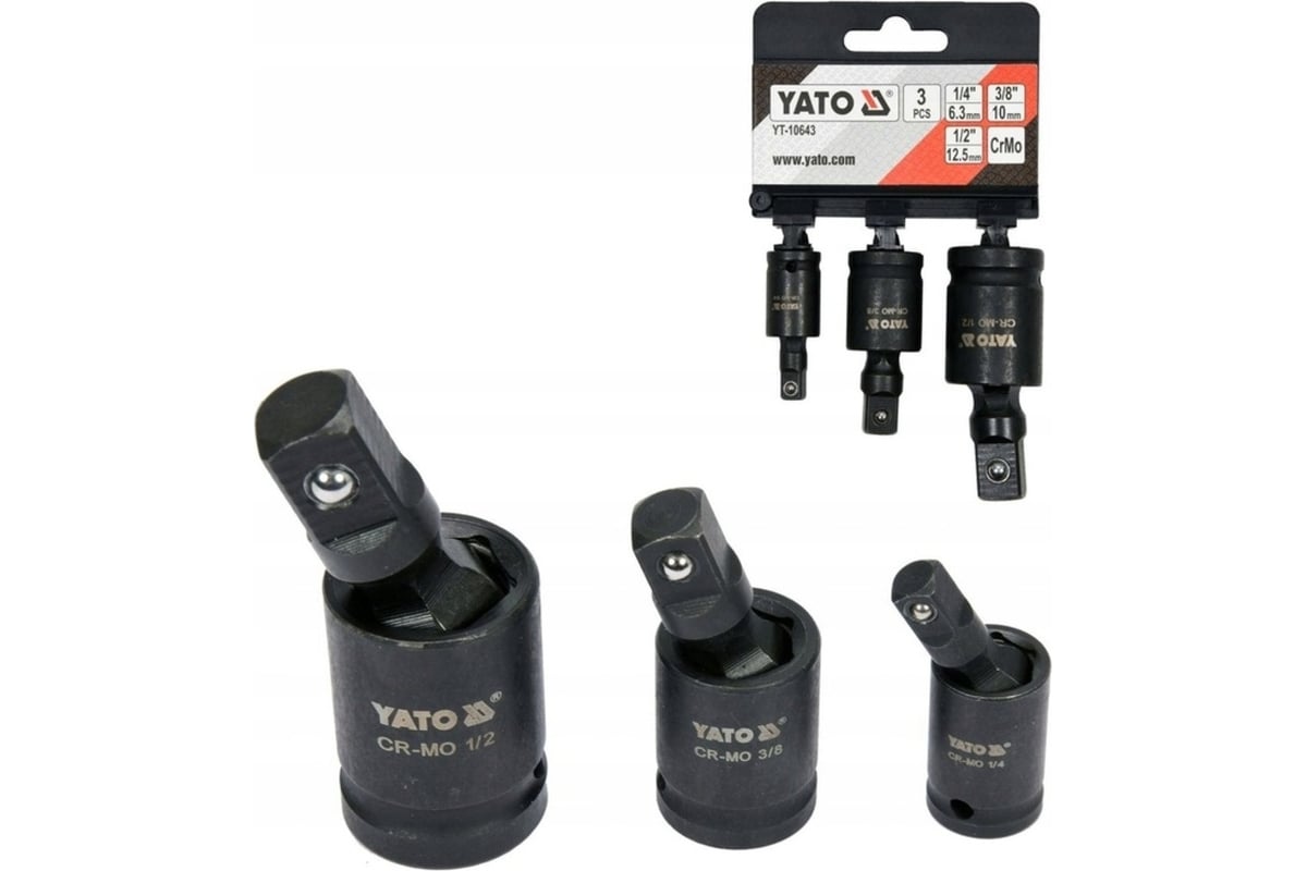 Набор ударных карданов YATO