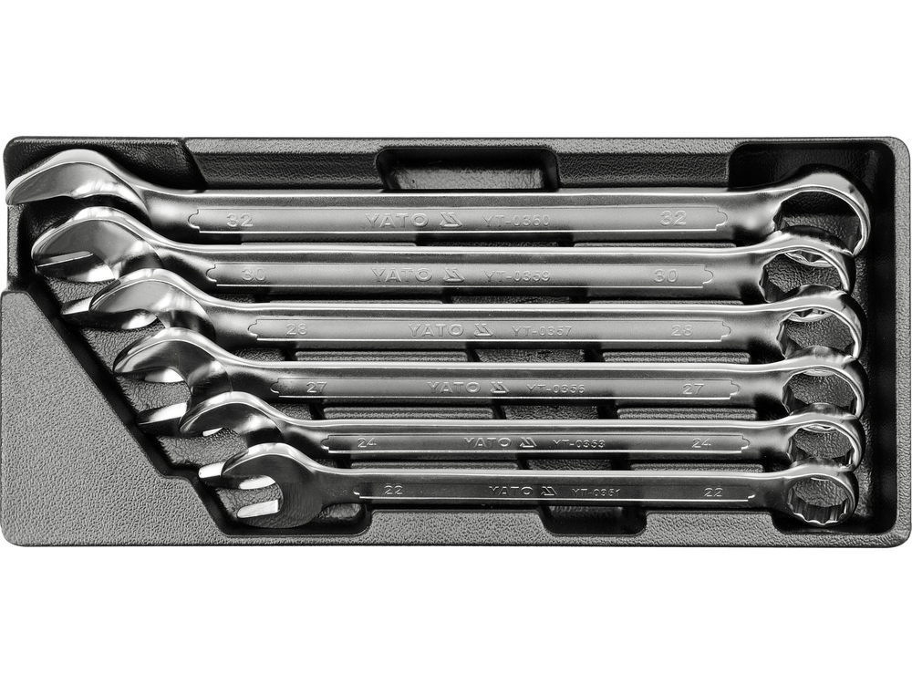 Набор инструмента в ложементе 1/3 YATO, 6 предметов