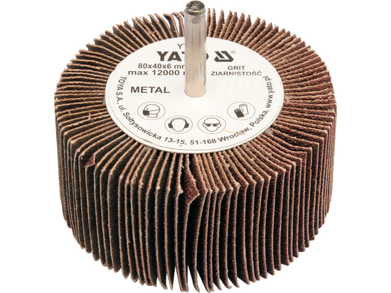 Насадка шлифовальная лепестковая YATO