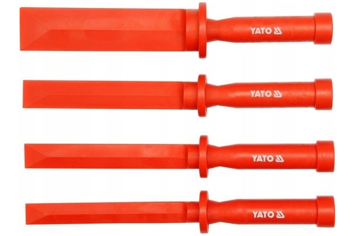Набор пластмассовых шаберов YATO, 4 предмета