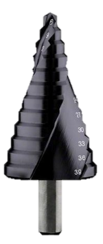 СВЕРЛО СТУПЕНЧАТОЕ СПИРАЛЬНОЕ HSCO TIALIN D6 39ММ