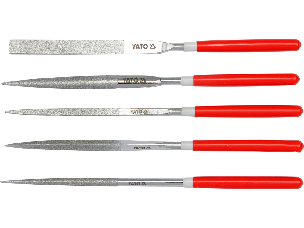 Набор надфилей с алмазным напылением, 5 предметов YATO