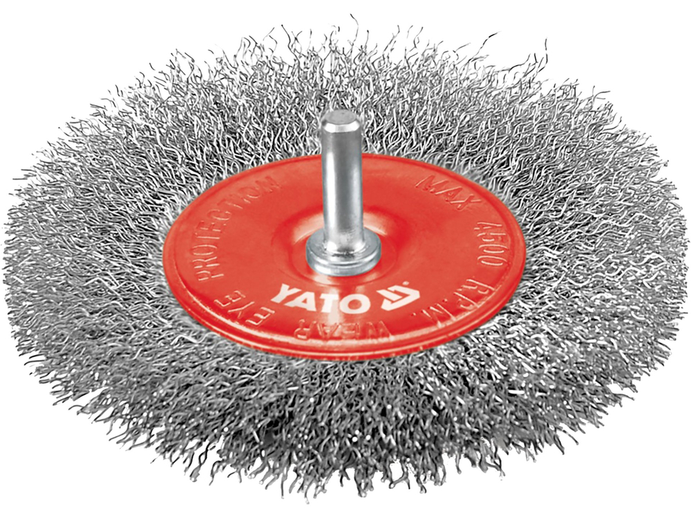 Щётка-крацовка для дрели 100 мм YATO