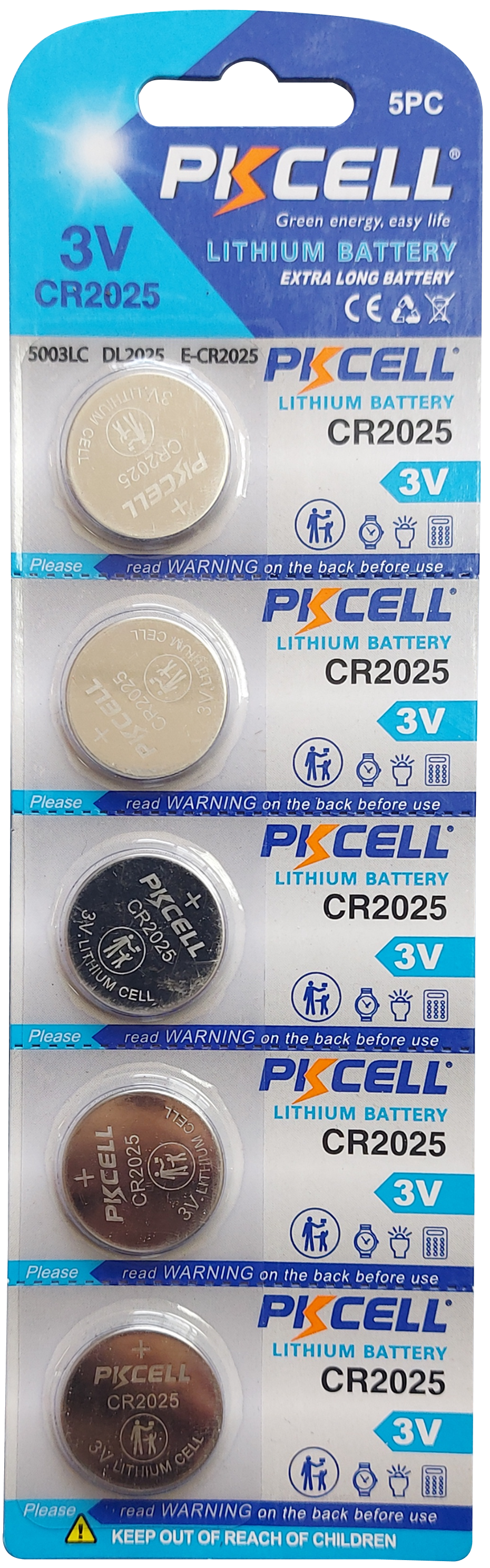 Круглые литиевые батарейки