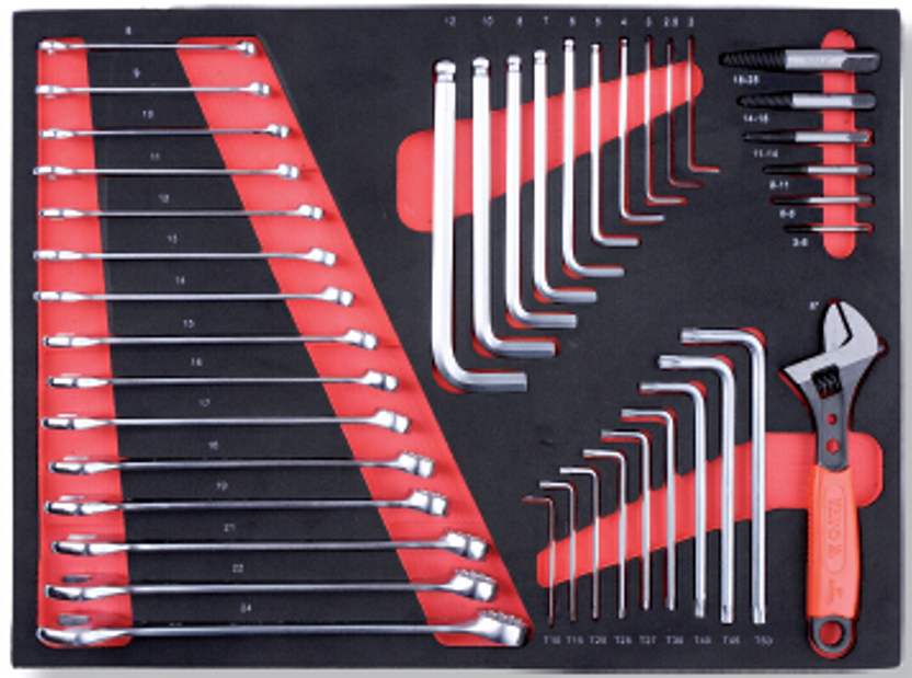 Набор инструмента в ложементе YATO, 41 предмет