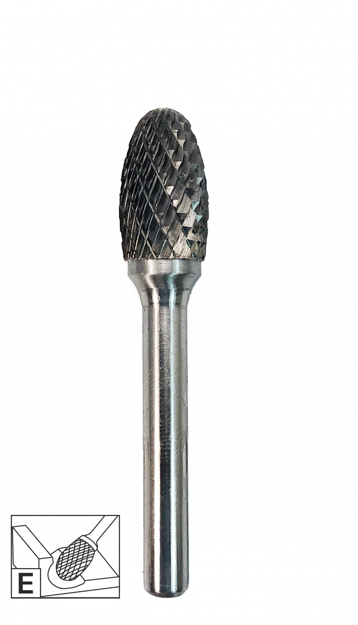 Твердосплавная фреза форма E