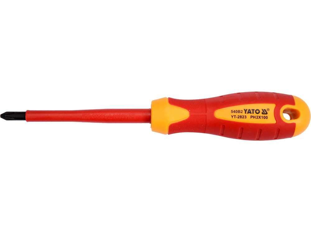 Диэлектрическая отвёртка VDE PH1 YATO