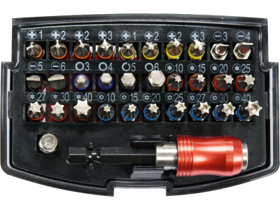 НАБОР БИТ 1/4 С/ДЕРЖАТЕЛЕМ 32ПР YT-04622   бывший арт. 5997739828