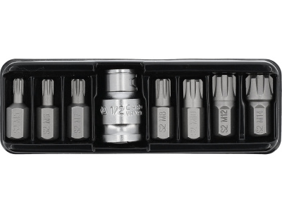 НАБОР БИТ 1/2 8ПР M5 M14 RIBE YT-0418