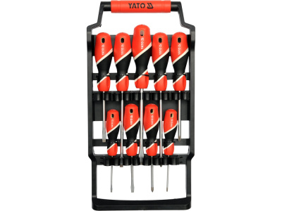 НАБОР ОТВЕРТОК ПЛАС/СТОЙКА 9ПР YT-25968