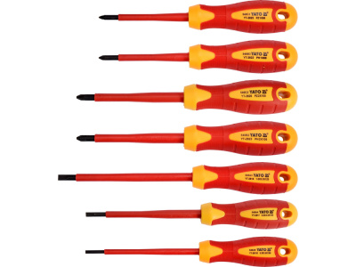 НАБОР ДИЭЛЕКТРИЧЕСКИХ ОТВЕРТОК 7ШТ YT-2828