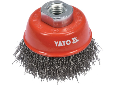 ЩЕТКА ЧАШЕЧНАЯ 65ММ ДЛЯ УШМ М14 YT-47658