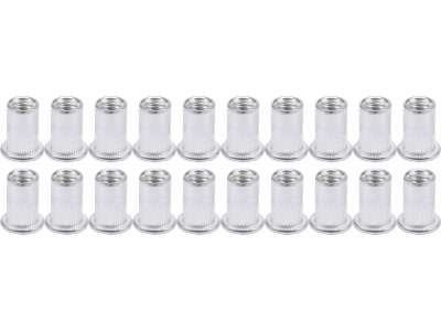 НАБОР ЗАКЛЕПОК РЕЗЬБ АЛЮМ М6 20ШТ YT-36454