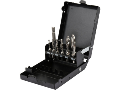 НАБОР СВЕРЛО/МЕТЧИК HSS М3 М10 7ШТ HEX YT-44849