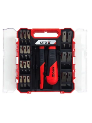 НАБОР ШАБЕРОВ СМЕННЫЕ ЛЕЗВИЯ 21ШТ YT-75144