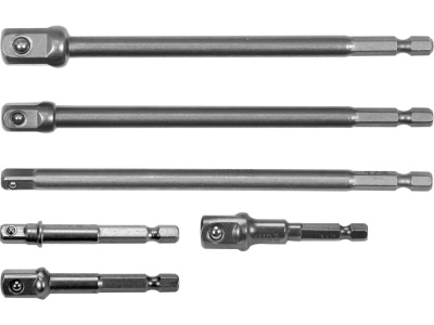 НАБОР ДЕРЖАТЕЛЕЙ ГОЛОВОК  1/4 3/8 1/2 6ПР YT-04629