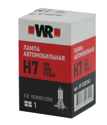ЛАМПА АВТОМОБИЛЬНАЯ H7 12V 55W PX26D