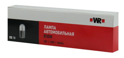АВТОЛАМПА WR R10W BA15S 12V 10W