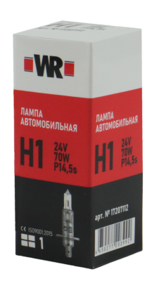 ЛАМПА АВТОМОБИЛЬНАЯ H1 24V 70W P14,5S