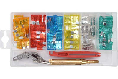 НАБОР ПЛОСКИХ ПРЕДОХРАНИТЕЛЕЙ С ТЕСТЕРОМ YT-83142   бывший арт. 5997782205