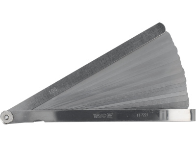 НАБОР ЩУПОВ 200ММ 0.02 1ММ 17ШТ YT-7221