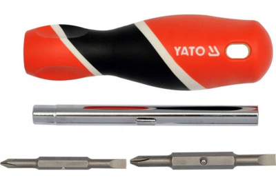 ОТВЕРТКА С НАБОРОМ СМЕН ВСТАВ 6 1 YT-25971