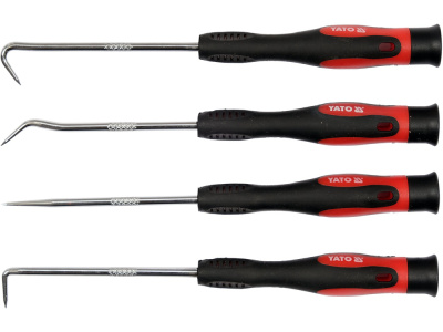 НАБОР КРЮКОВ ДЛЯ СЛЕСАРНЫХ РАБОТ 4ШТ YT-0843   бывший арт. 5997740694