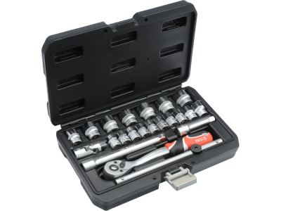 НАБОР ГОЛОВОК 3/8 22ПР YT-38561