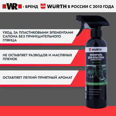 ПОЛИРОЛЬ ДЛЯ ПЛАСТИКА МАТОВЫЙ С ТРИГГЕРОМ 500МЛ   бывший арт. 5997725027