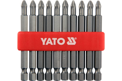 НАБОР БИТ 1/4 10ПР PH2 75MM YT-0480