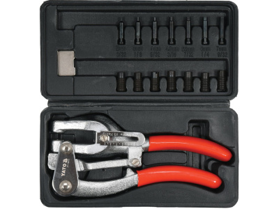 ДЫРОКОЛ РУЧНОЙ ПО МЕТАЛЛУ С НАСАДКАМИ YT-18973