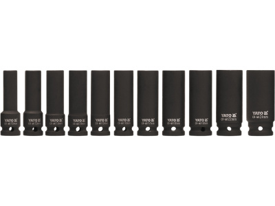 НАБОР ГЛУБОКИХ УДАРНЫХ ГОЛОВОК 11 ШТ YT-1054   бывший арт. 5997762348