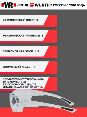 ОЧКИ ЗАЩИТН ОТКР 101 FKN PC ПРОЗР    бывший арт. 5997763601