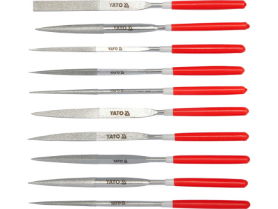 НАБОР НАДФИЛЕЙ АЛМАЗНЫХ 4Х160Х50ММ 10ПР YT-6151