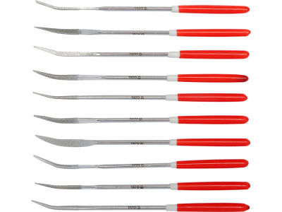 НАБОР НАДФИЛЕЙ АЛМАЗНЫХ 3Х140Х30ММ 10ПР YT-6146