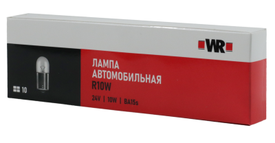 АВТОЛАМПА WR R10W BA15S 24V 10W