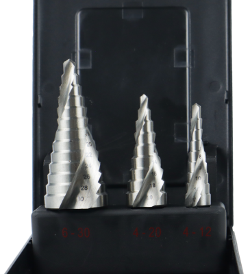 НАБОР СВЕРЛ СТУПЕНЧАТЫХ СПИРАЛЬНЫХ HSS D4 30мм   Бывший арт. 0694453001
