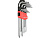 Набор ключей TORX TAMPER PROOF T10-T50 YATO, 9 предметов