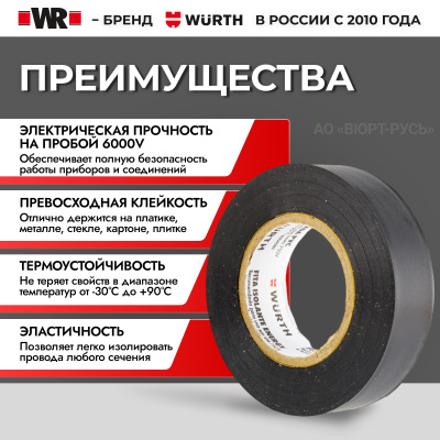 ИЗОЛЕНТА ПВХ ЧЁРНАЯ 18ммX20MX0.13мм   бывший арт. 0985182001