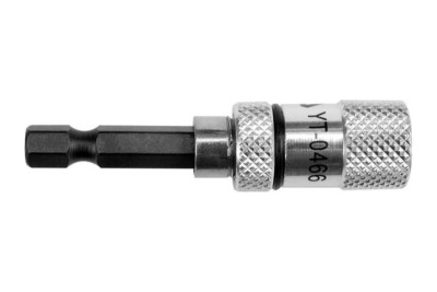 ДЕРЖАТЕЛЬ МАГНИТНЫЙ ДЛЯ БИТ 1/4" 60ММ YT-0466