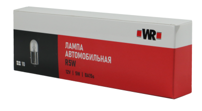 АВТОЛАМПА WR R5W BA15S 12V 5W